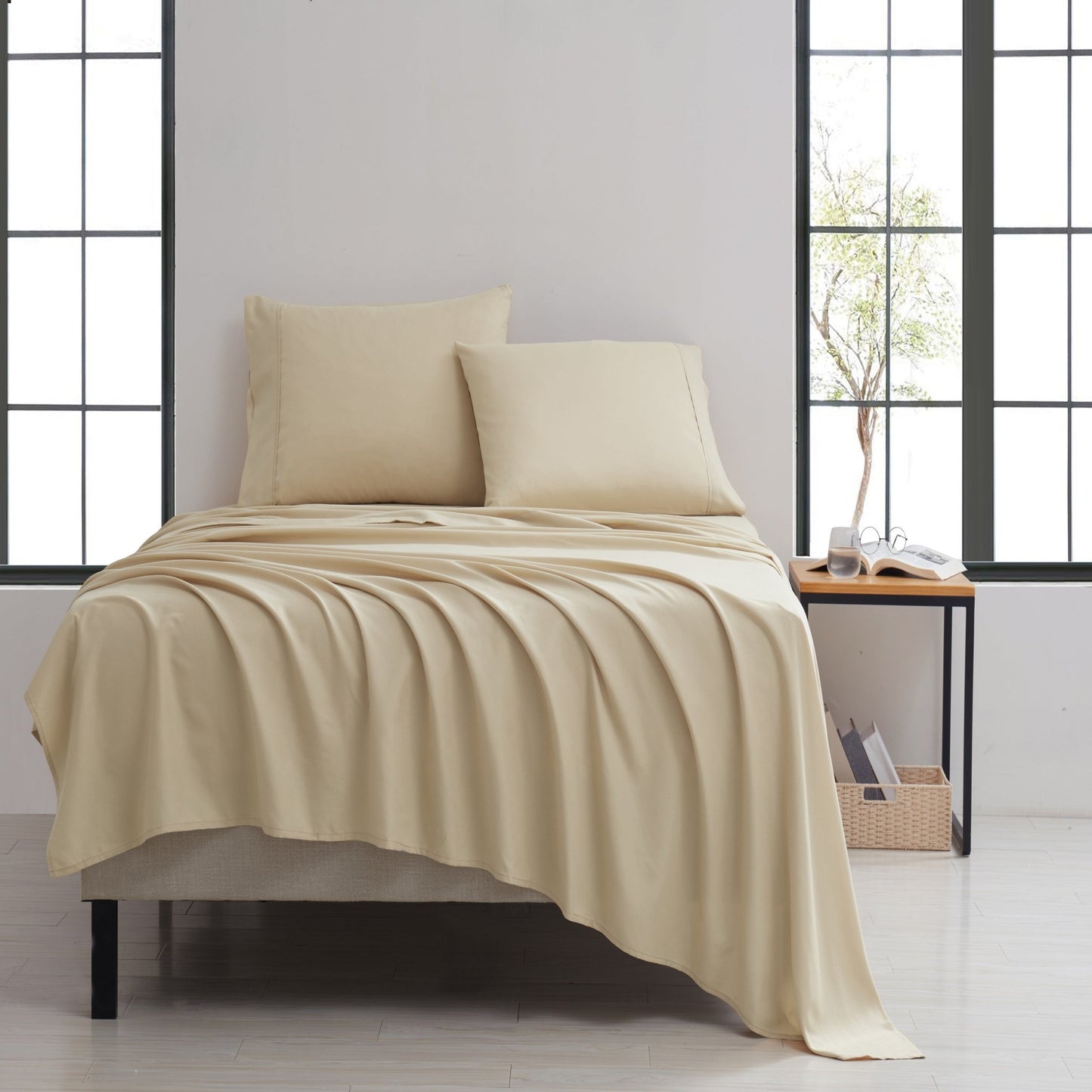 Kathy Ireland Twill Weave Luxury 4 - Piece Sheet Set - Quahog Bay Bedding
