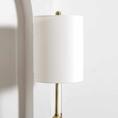 Katipunan Aqua Gold Metallic Brass Table Lamp - Quahog Bay Bedding