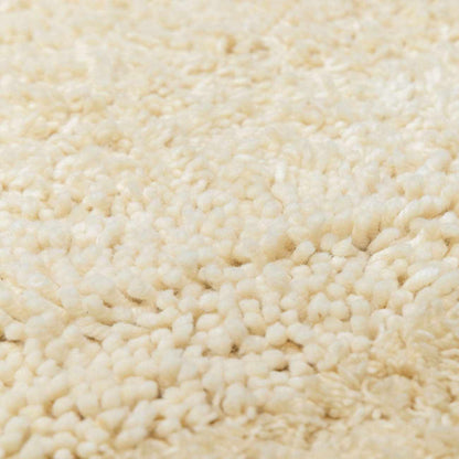 Kettering Solid Cream Wool Shag Rug - Quahog Bay Bedding