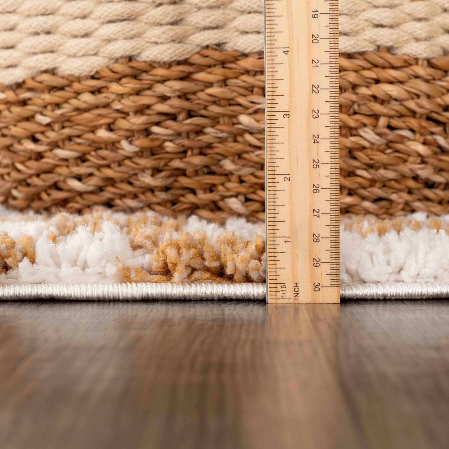 Kieu Mustard & Ivory Checkered Area Rug - Quahog Bay Bedding