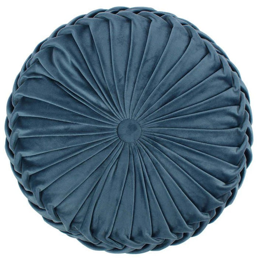 Kimpton Navy Velvet Round Pillow - Quahog Bay Bedding