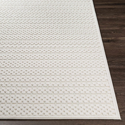 Kirkburton Beige Outdoor Rug - Quahog Bay Bedding