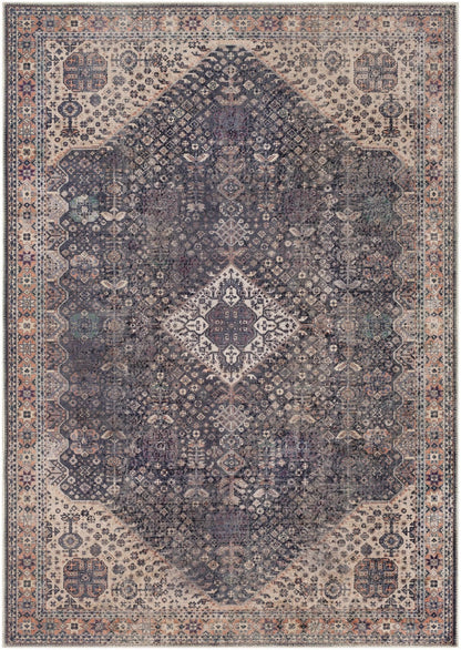 Kittrell Vintage Flat Pile Washable Rug - Clearance - Quahog Bay Bedding