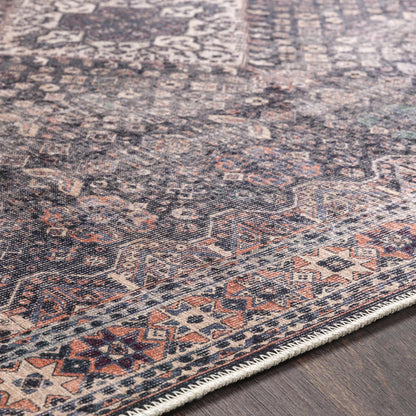 Kittrell Vintage Flat Pile Washable Rug - Clearance - Quahog Bay Bedding