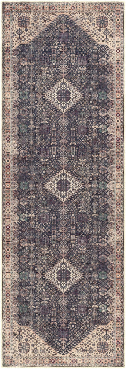 Kittrell Vintage Flat Pile Washable Rug - Clearance - Quahog Bay Bedding