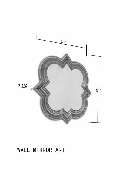 Killester Gold Frame Rectangular Mirror