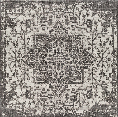 Charcoal Kilmacolm Indoor & Outdoor Area Rug - Clearance