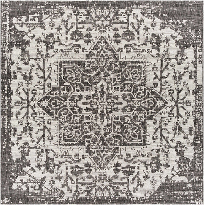 Charcoal Kilmacolm Indoor & Outdoor Area Rug - Clearance