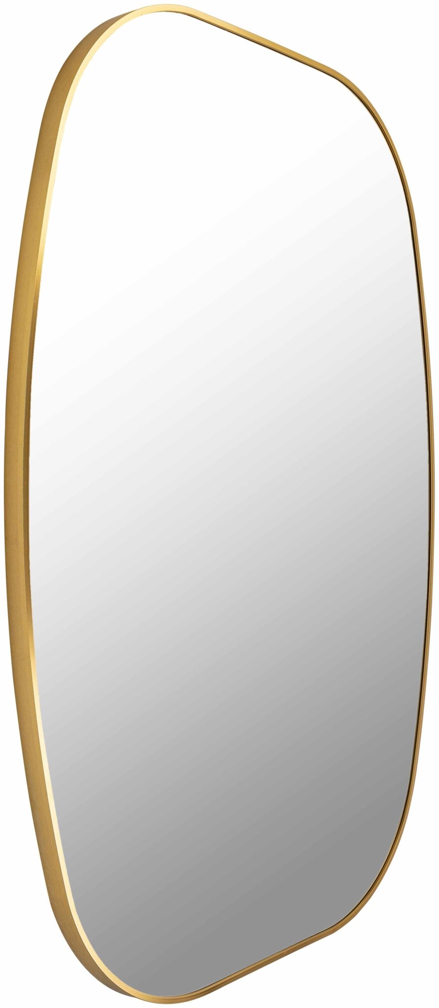 Kopparberg Gold Frame Round Mirror - Quahog Bay Bedding