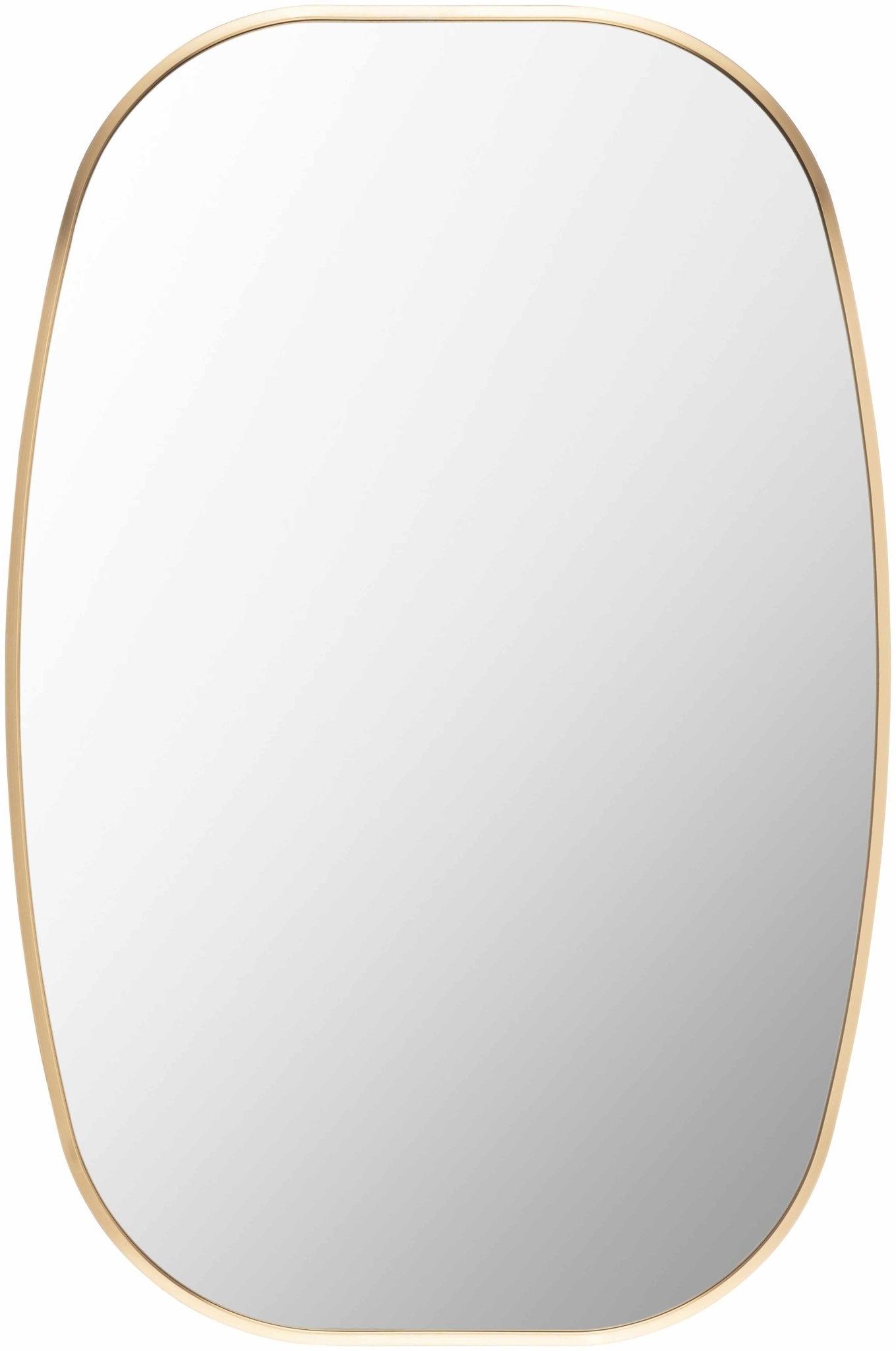 Kopparberg Gold Frame Round Mirror - Quahog Bay Bedding