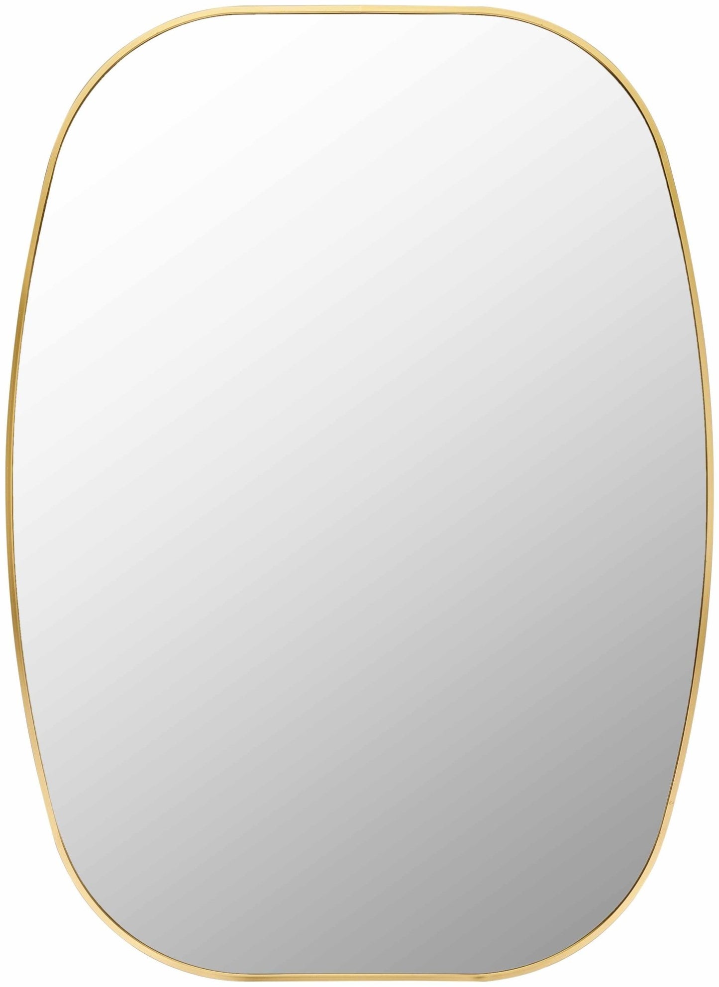 Kopparberg Gold Frame Round Mirror - Quahog Bay Bedding