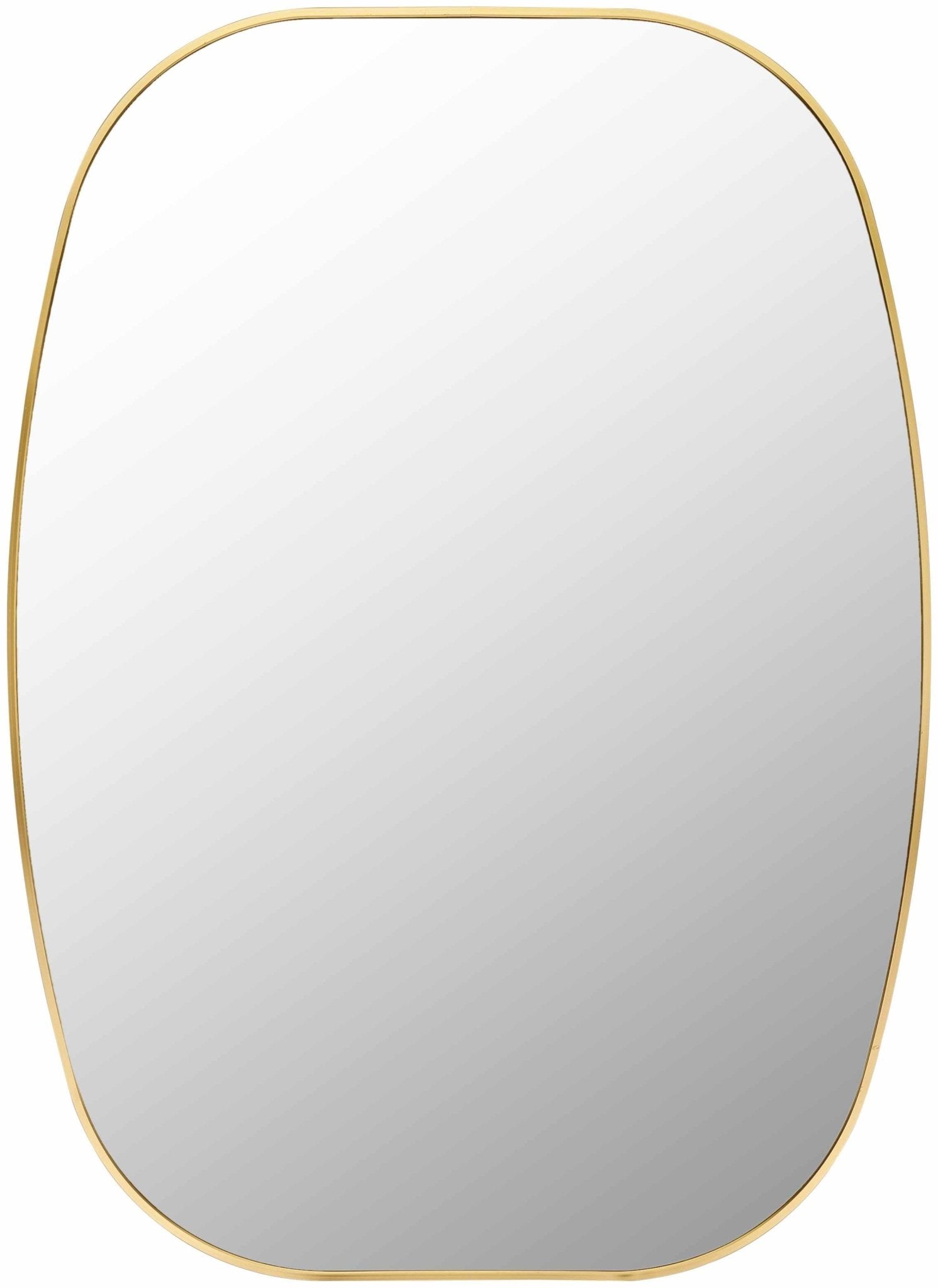 Kopparberg Gold Frame Round Mirror - Quahog Bay Bedding