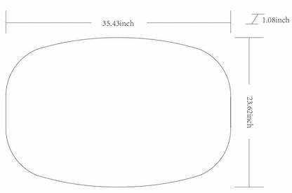 Kopparberg Gold Frame Round Mirror - Quahog Bay Bedding