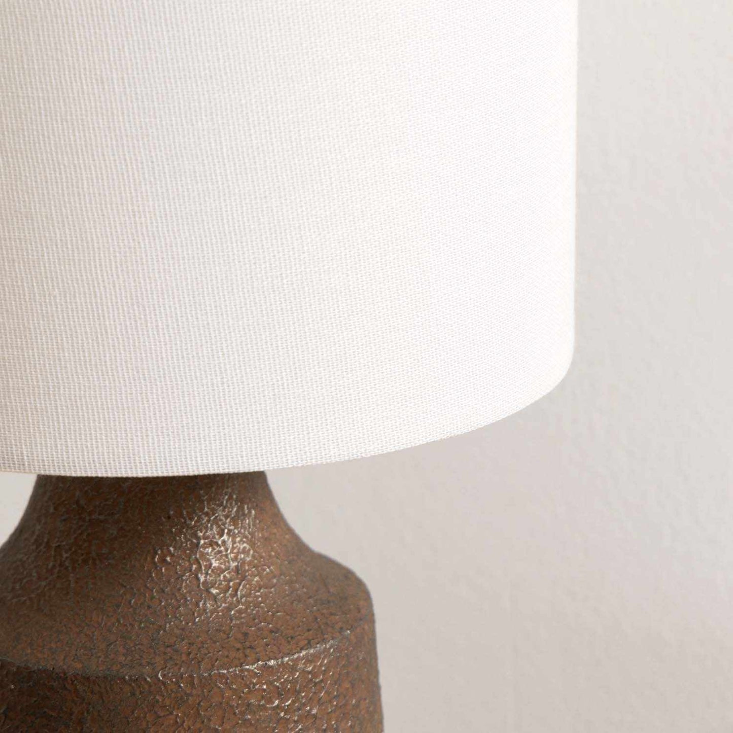 Kumlu Ribbed Ceramic White Table Lamp - Quahog Bay Bedding