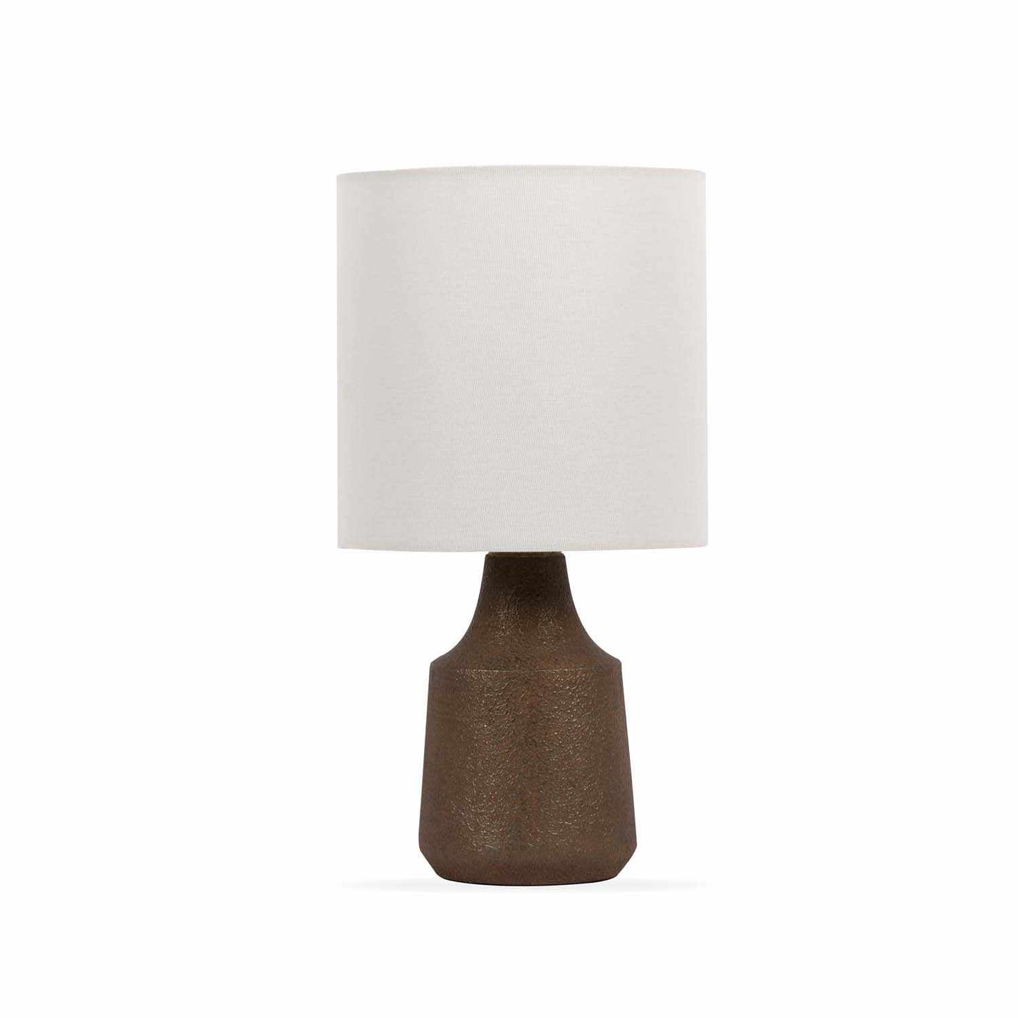 Kumlu Ribbed Ceramic White Table Lamp - Quahog Bay Bedding