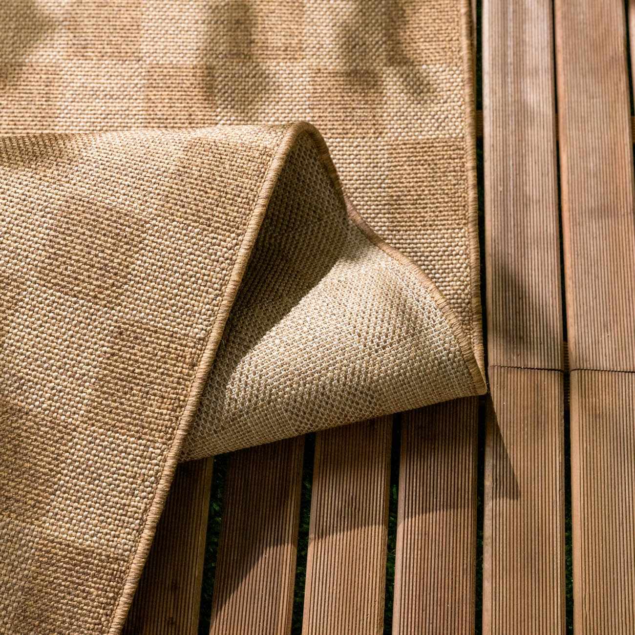 Kuval Checkered Brown Rug - Quahog Bay Bedding