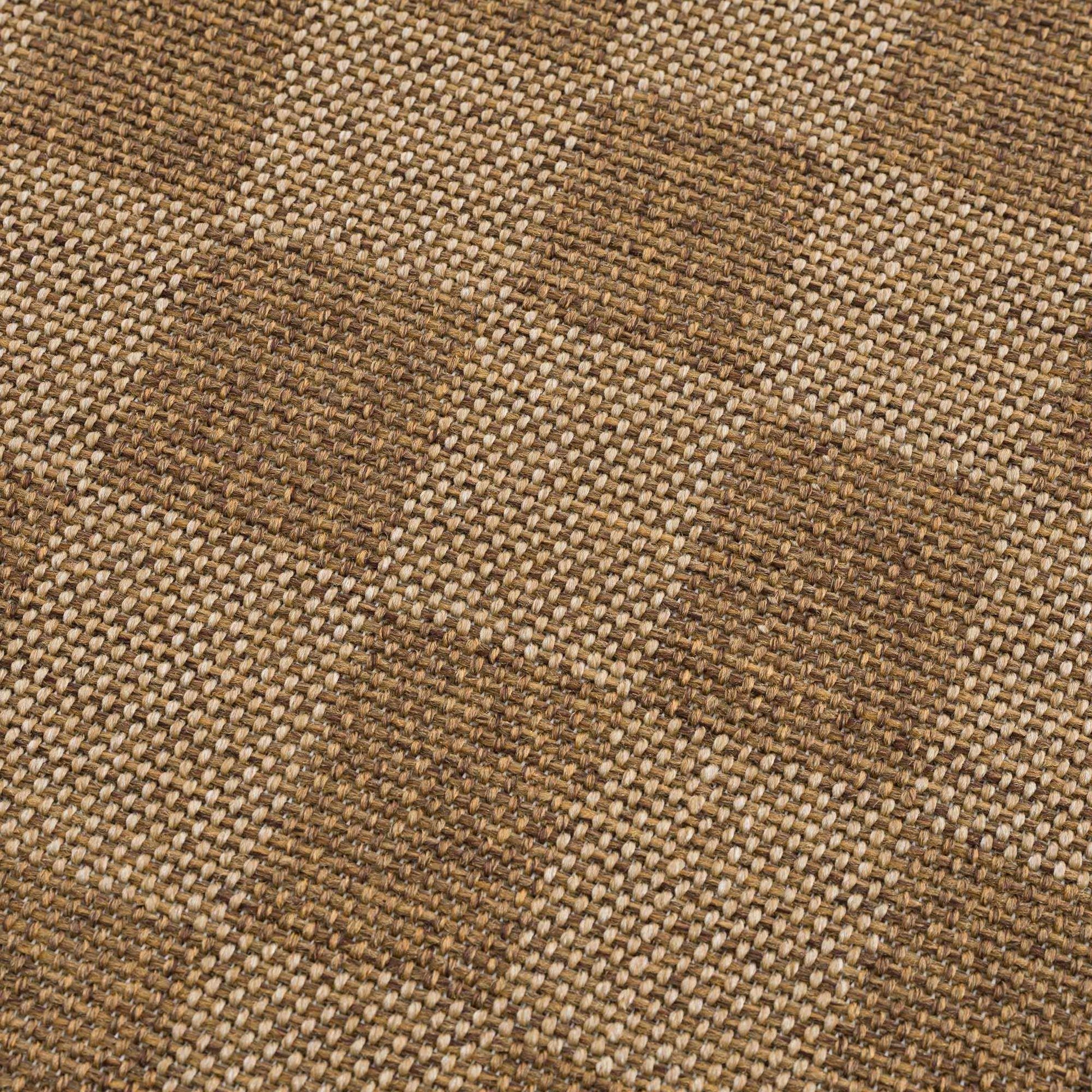 Kuval Checkered Brown Rug - Quahog Bay Bedding