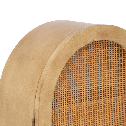 Ori Arched Rattan Wall Cabinet