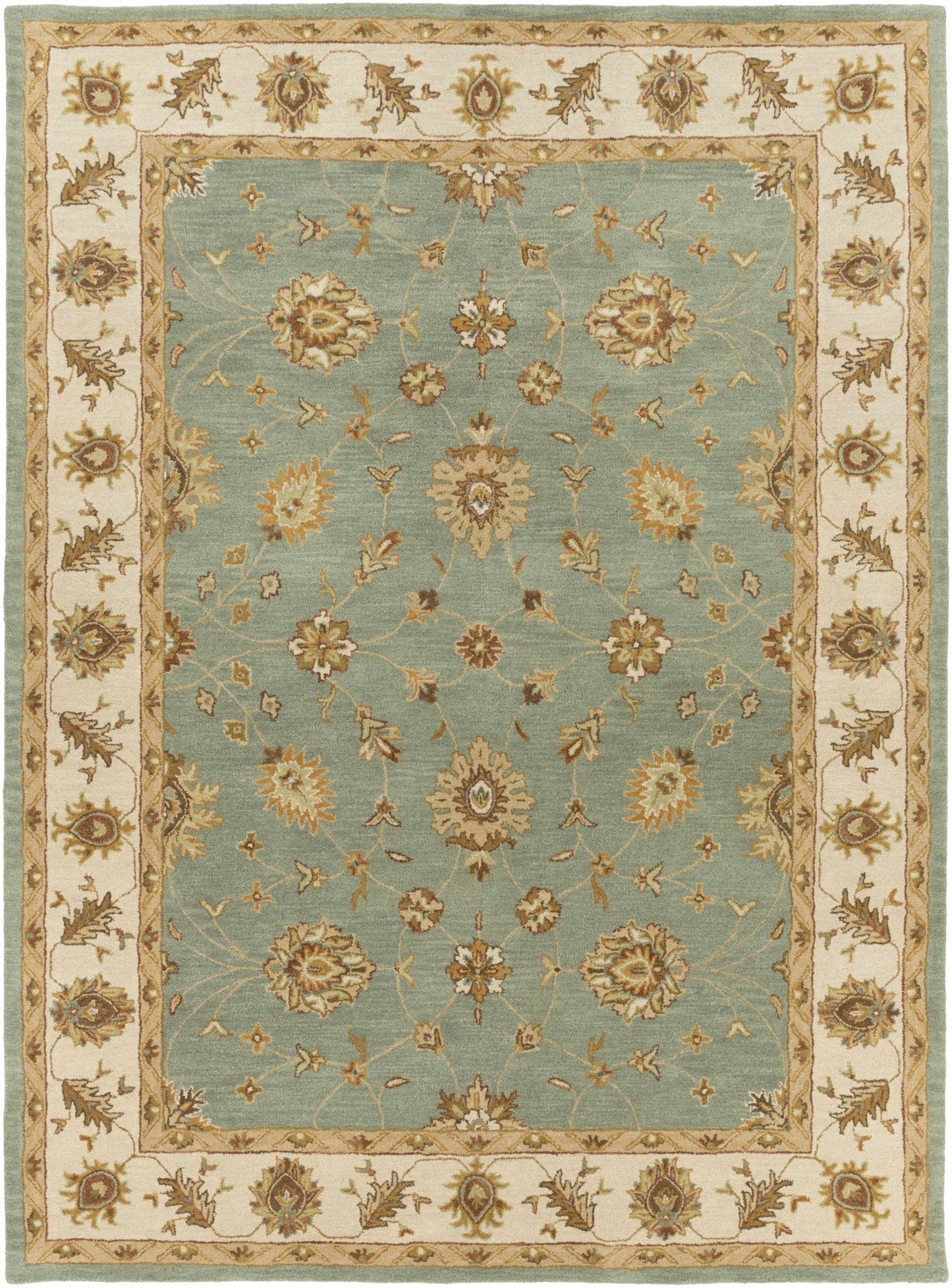 Lagrange Sage Regency Wool Carpet - Quahog Bay Bedding
