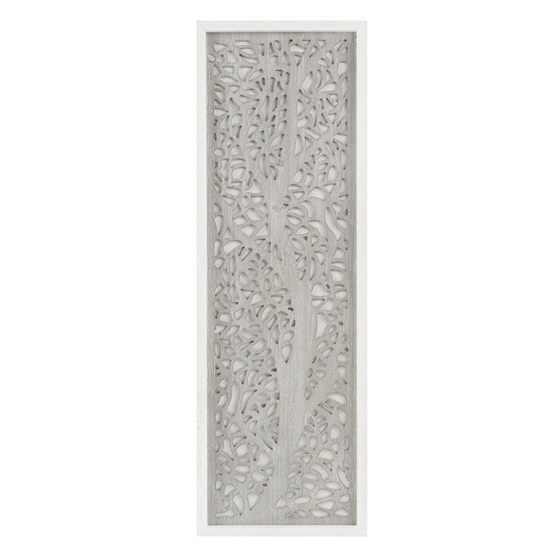 Laurel Branches Laser Cut Tree Framed Panel Wall Decor - Grey - Quahog Bay Bedding