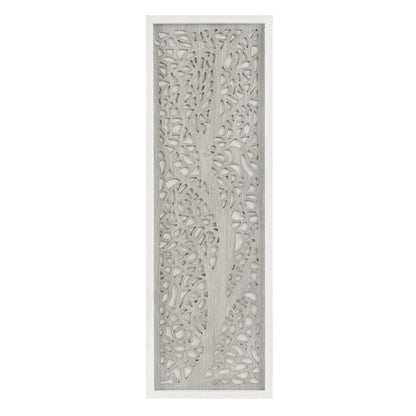 Laurel Branches Laser Cut Tree Framed Panel Wall Decor - Grey - Quahog Bay Bedding