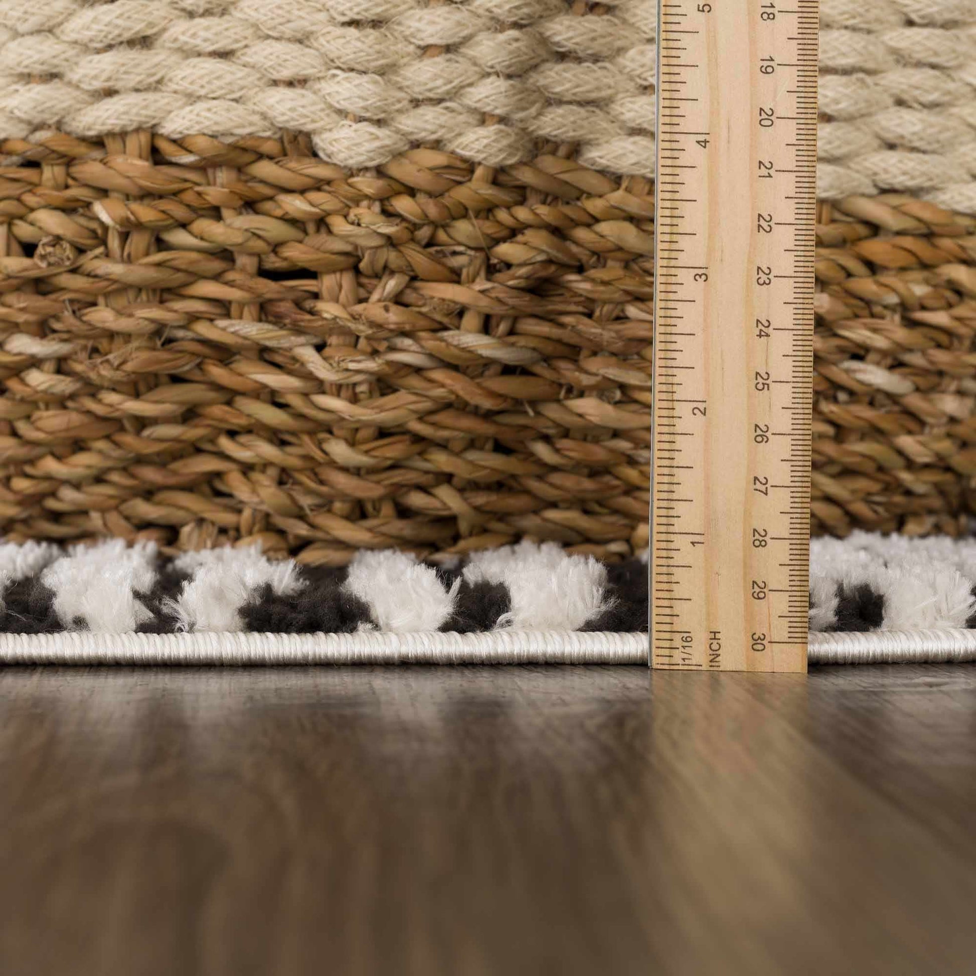 Leryn Black & White Checkered Area Rug - Quahog Bay Bedding