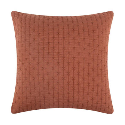 LevTex Cross Stitch Square Pillow - All Colors - Quahog Bay Bedding