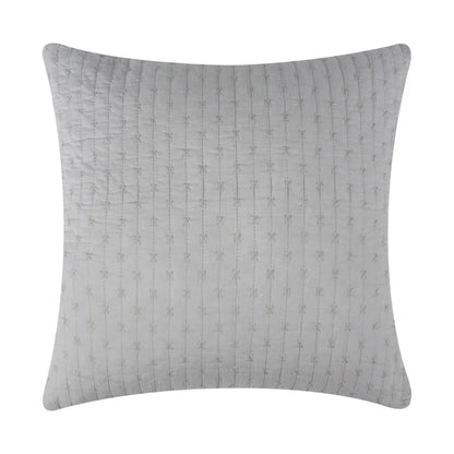 LevTex Cross Stitch Square Pillow - All Colors - Quahog Bay Bedding