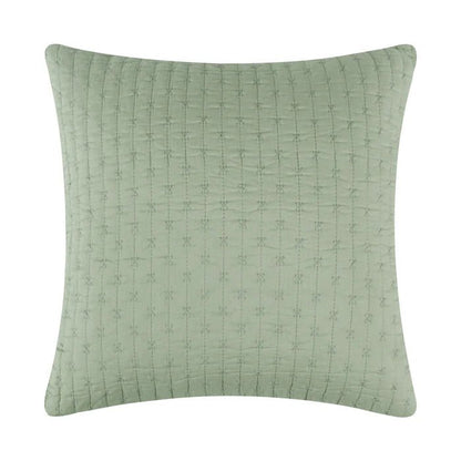 LevTex Cross Stitch Square Pillow - All Colors - Quahog Bay Bedding