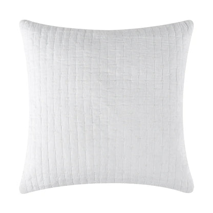 LevTex Cross Stitch Square Pillow - All Colors - Quahog Bay Bedding