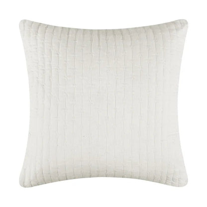 LevTex Cross Stitch Square Pillow - All Colors - Quahog Bay Bedding