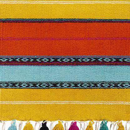 Ligaya Colorful Striped Bohemian Wall Hanging