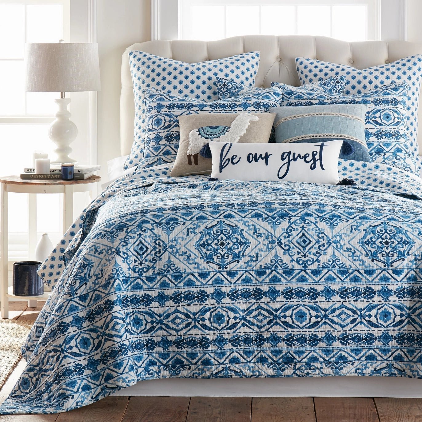 Lillian Be Our Guest Pillow - Quahog Bay Bedding