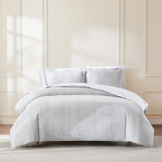 Lima Stripe Cotton Duvet Cover Set - Quahog Bay Bedding