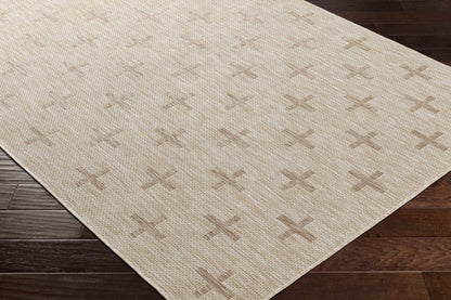 Limbo Beige Outdoor Area Rug - Quahog Bay Bedding