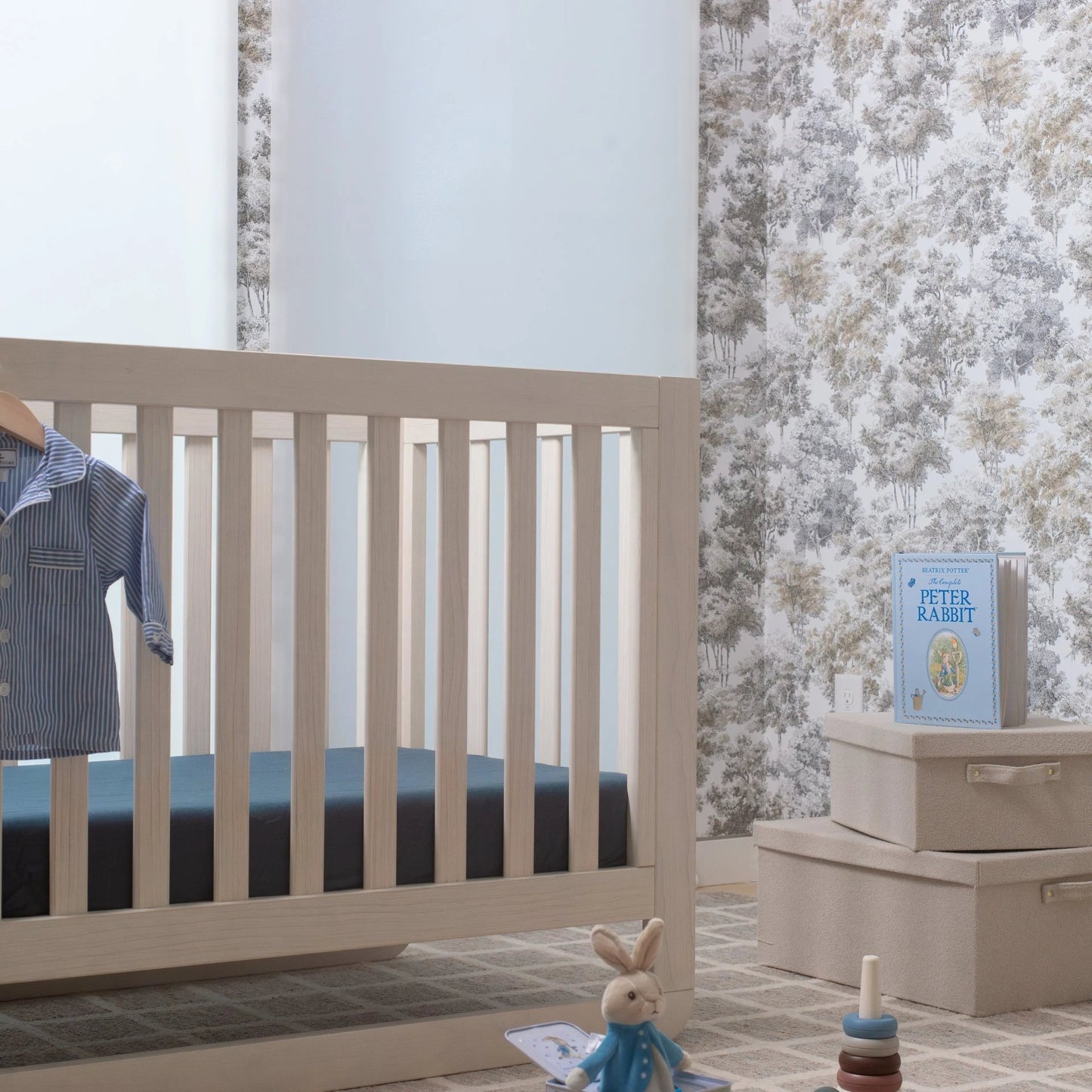 Linen+ Bamboo Crib & Toddler Fitted Sheet - Quahog Bay Bedding