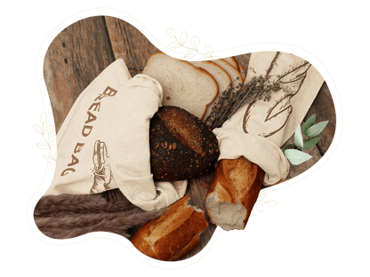Linen Bread Bags - Quahog Bay Bedding