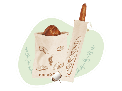 Linen Bread Bags - Quahog Bay Bedding