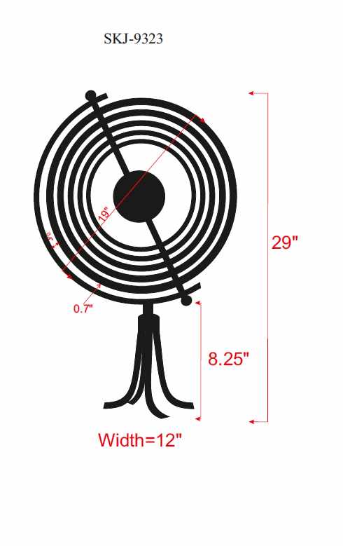 Linntown Antique Gold Circular Metal Sculpture