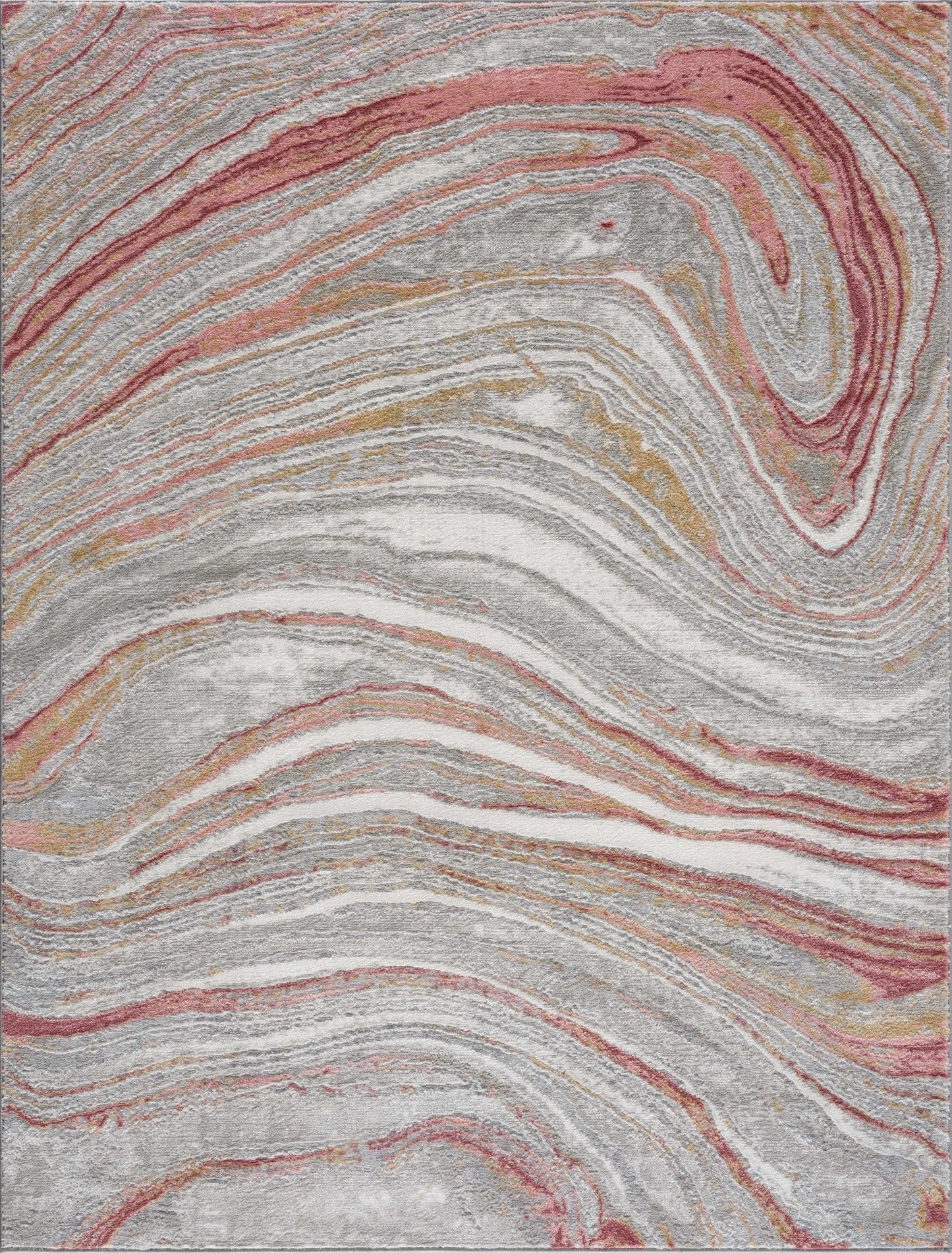 Live Marble Pink Area Rug - Quahog Bay Bedding