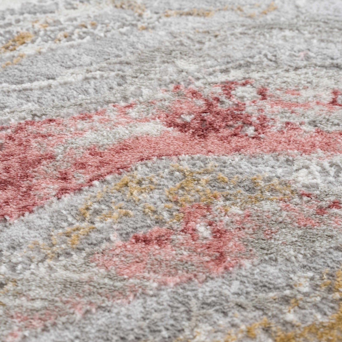 Lively Marble Pink Area Rug - Quahog Bay Bedding