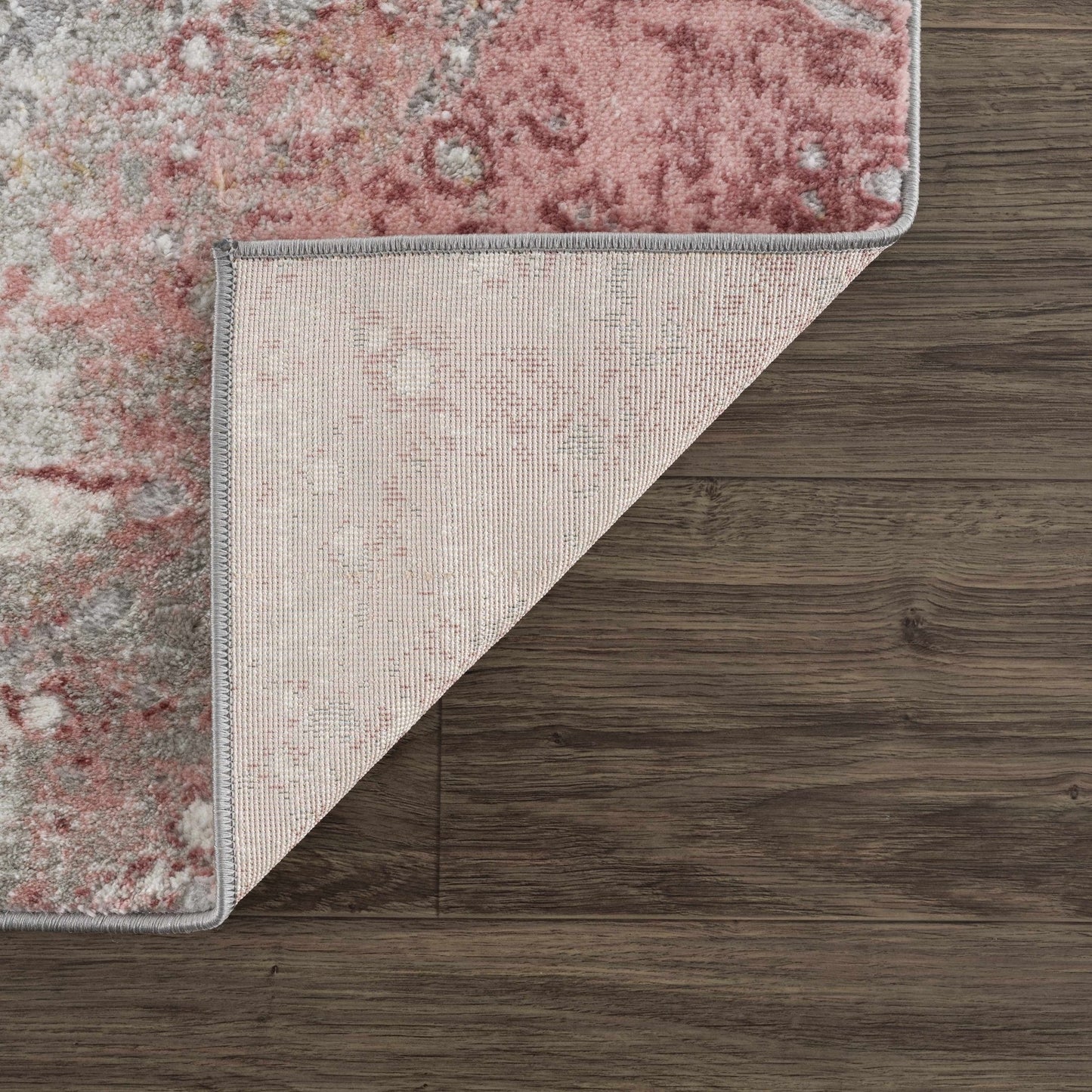 Lively Marble Pink Area Rug - Quahog Bay Bedding