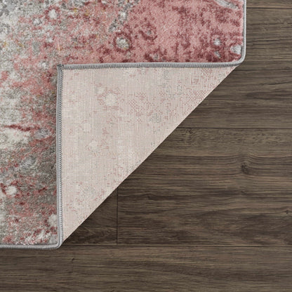 Lively Marble Pink Area Rug - Quahog Bay Bedding