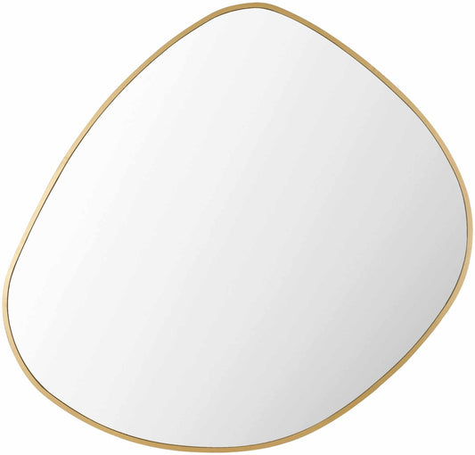 Lochovice Gold Distressed Wood Mirror - Quahog Bay Bedding