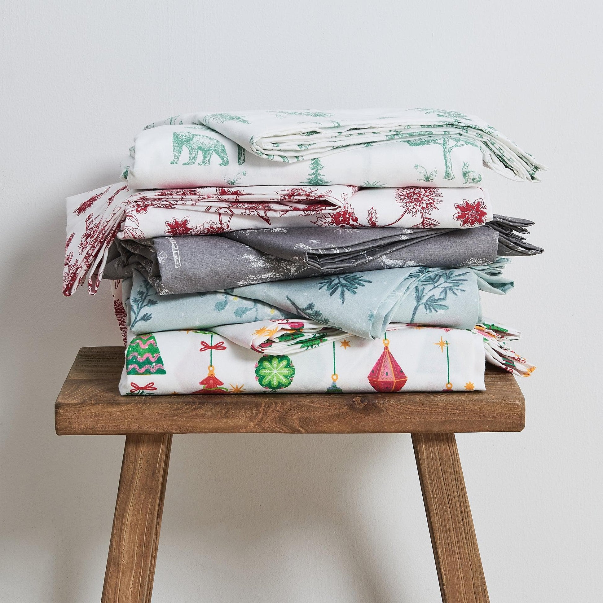 Lodge Microfiber Sheet - Mountain Ridge - Outdoor & Christmas Themed Bedding - Quahog Bay Bedding