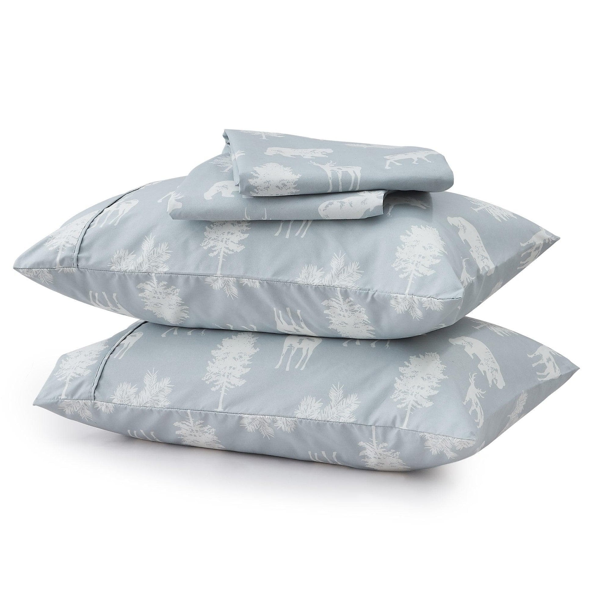 Lodge Microfiber Sheet - Mountain Ridge - Outdoor & Christmas Themed Bedding - Quahog Bay Bedding