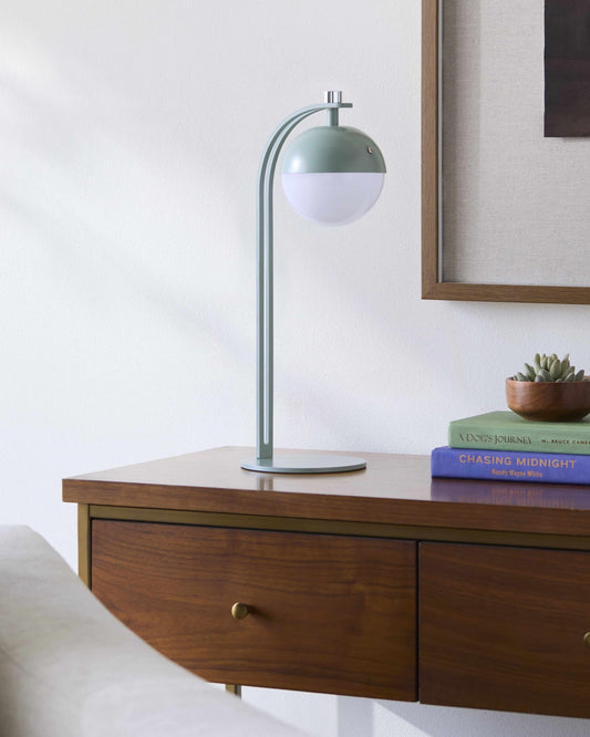 Logovardi Green Table Lamp - Quahog Bay Bedding