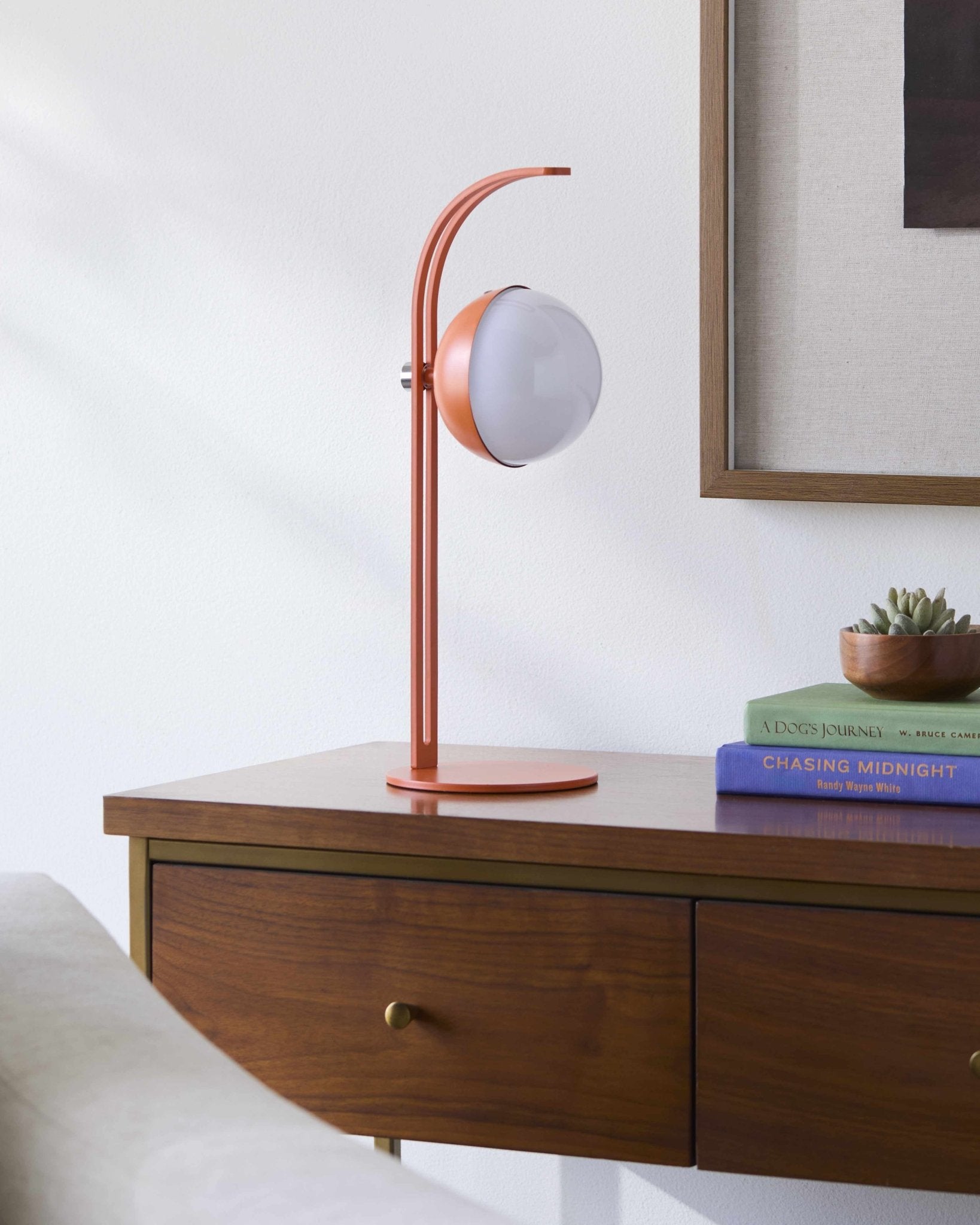 Logovardi Orange Table Lamp - Quahog Bay Bedding