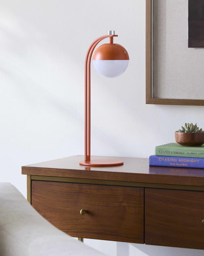 Logovardi Orange Table Lamp - Quahog Bay Bedding