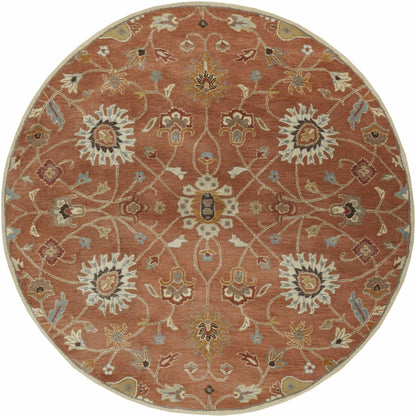 Logville Hand Tufted Rust 1119 Wool Rug - Quahog Bay Bedding